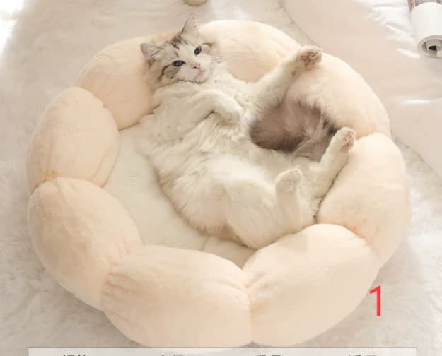 Calming Plush Donut Bed